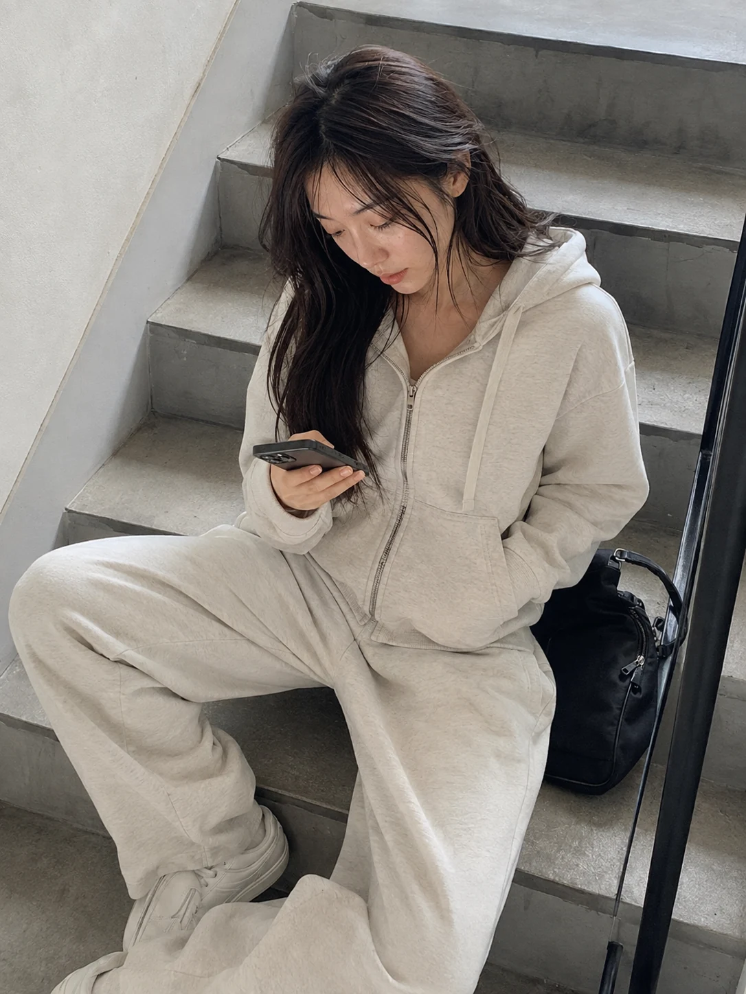 송혜림 - 오프듀티 스웨트 셋업