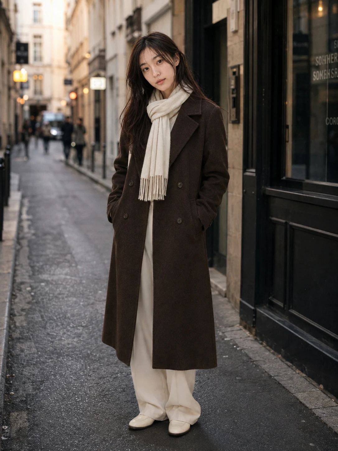 송혜림 - 윈터 코트 스트리트 룩