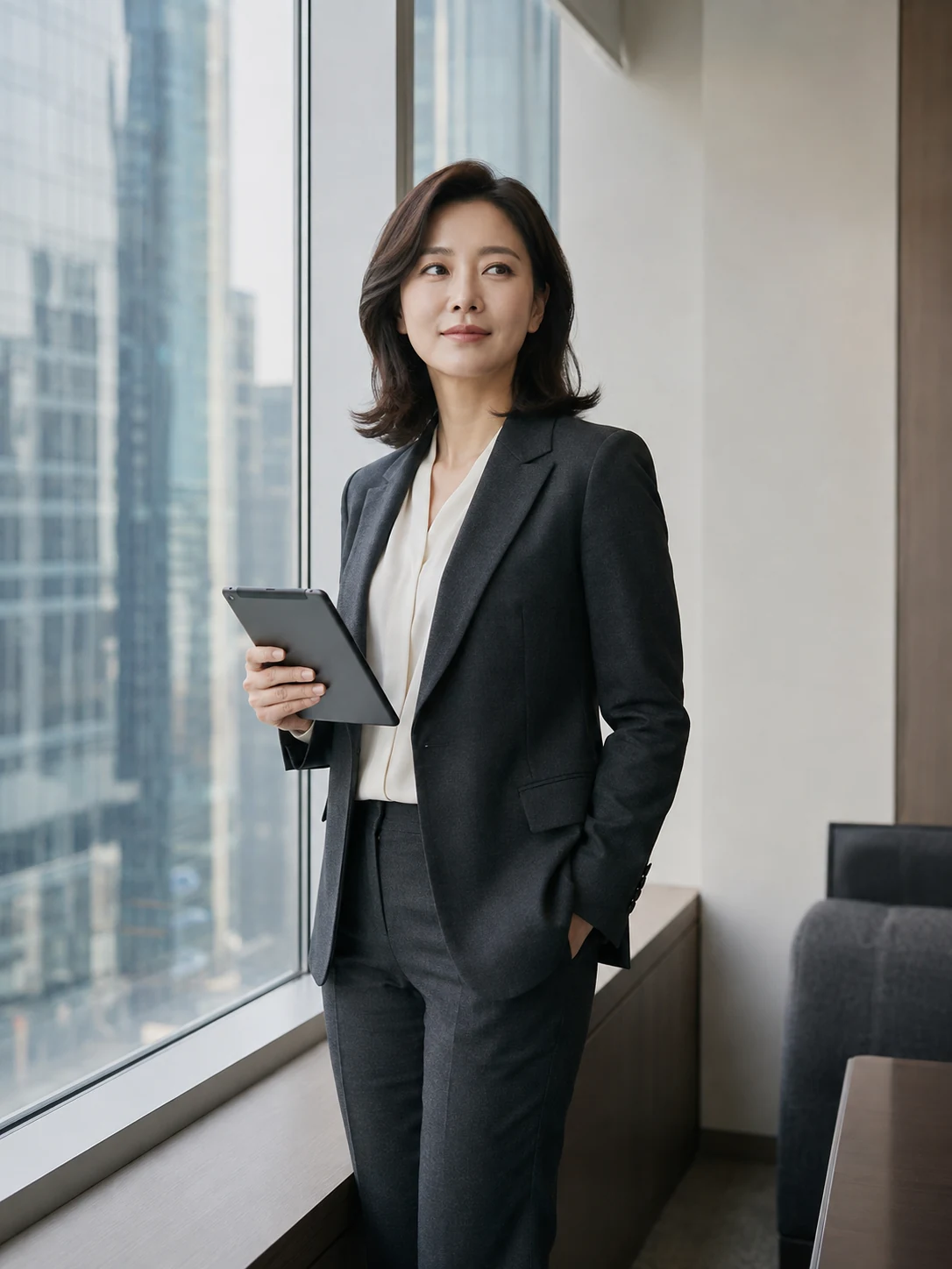 윤서진 - 도심 오피스 리더십 포트레이트